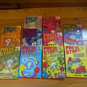 Press Start! Book Series Collection #1-#11